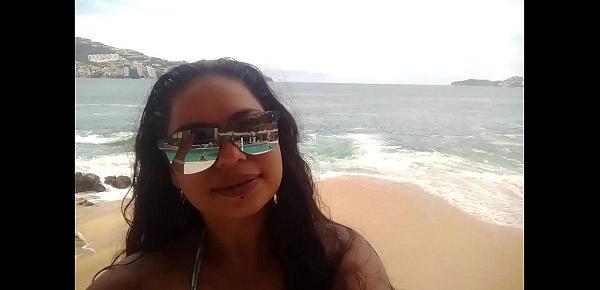  Meche Candela "RELATO ERÓTICO" Manoseada En La Playa y Hotel De Acapulco